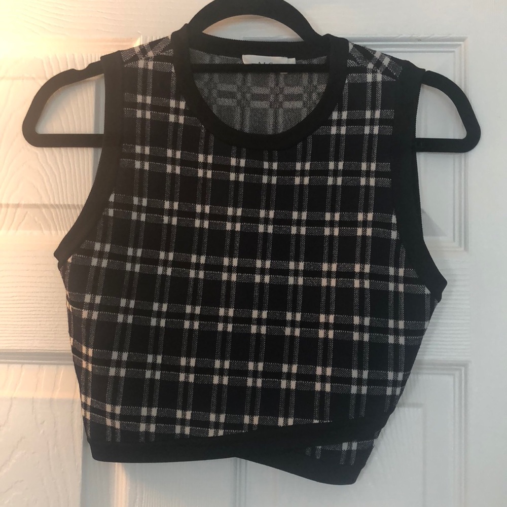ALC cropped sweater tank.